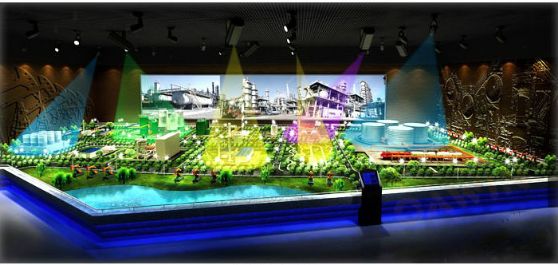 全息投影數(shù)字沙盤(pán)