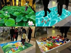 數(shù)字展廳地面互動技術應用