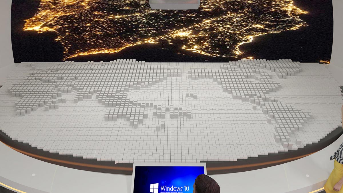 南京大學雙創(chuàng)成果展示規(guī)劃館設(shè)計效果圖-白模沙盤