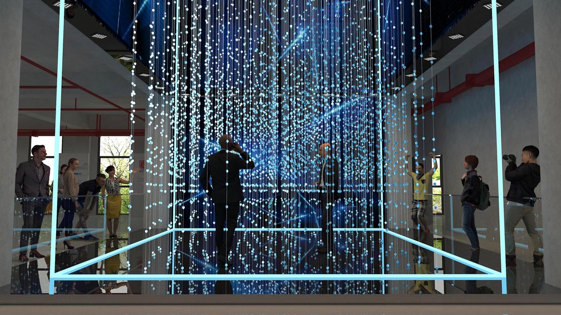 南京大學雙創(chuàng)成果展示規(guī)劃館設(shè)計效果圖-藝術(shù)投影2