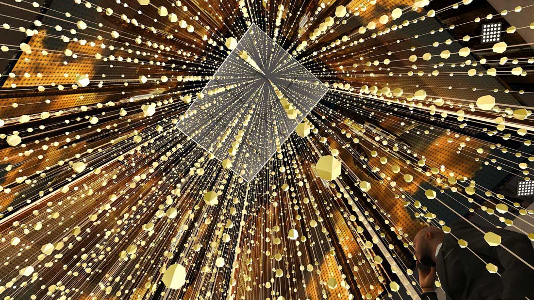 南京大學雙創(chuàng)成果展示規(guī)劃館設(shè)計效果圖-藝術(shù)投影3